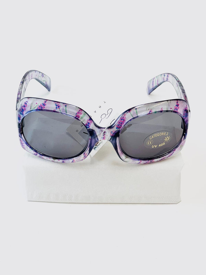 Kindersonnenbrille UV - Lila klar mit Lavaanteil