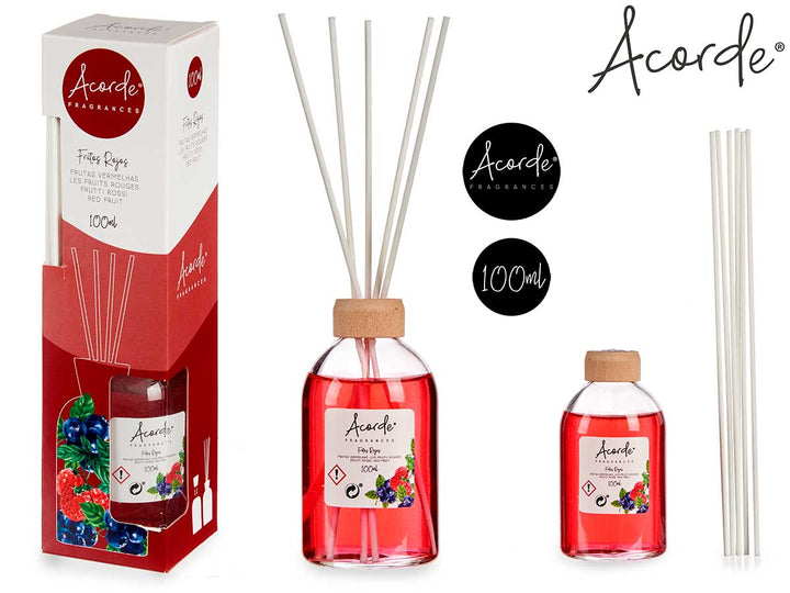 Acorde Duftstäbchen Glasflüssigkeit 100 ml – Rote Früchte