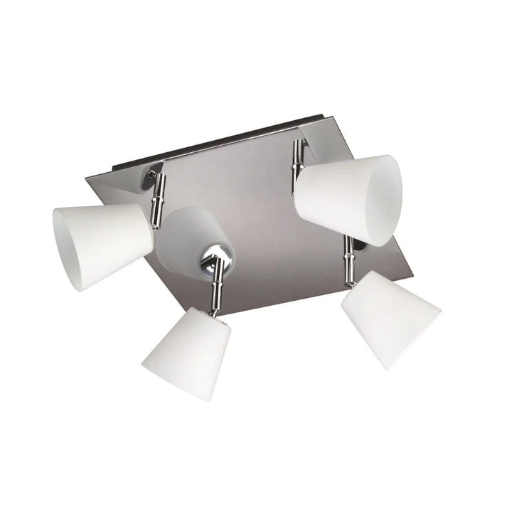 Phillips - Massive Glacier Badezimmerleuchte IP21 Silber/Weiß