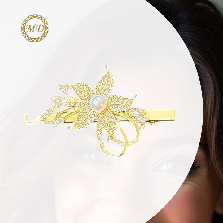 Elegante hårpynt med spænder/ el. Nåle