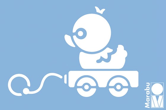 HOBBY2YOU Stencil Little Duck 15x10cm ⎮ 4007751512987 ⎮ VE_826847