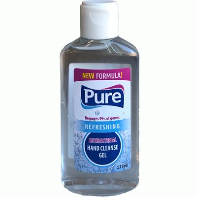 Håndsprit Gel 70% alkohol 125 ml  ⎮ 857232006184 ⎮ AA_PureGel125ml