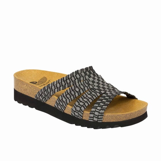 Scholl Saiki Voksne Hunstik Sandal tøfler Sort ⎮ 8034113847148 ⎮ Nv_003500