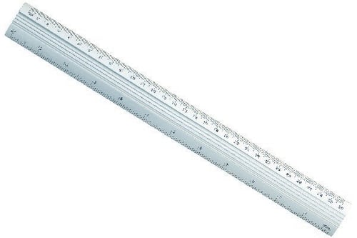 Alu. Lineal 30Cm