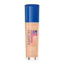 Flydende makeup foundation Match Perfection Rimmel London, 103 - true ivory 30 ml