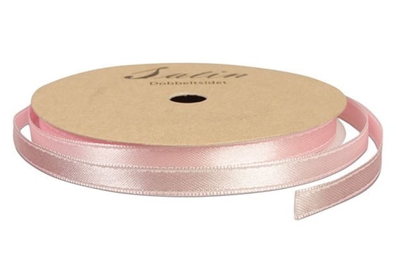 Satinbånd 6mm 10m lyserød ⎮ 5700137432334 ⎮ VE_743233