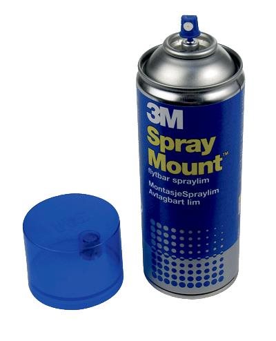 Spraylim 3M Spray Mount BlÃ¥ 400Ml Flytbar (12) ⎮ 5900422002727 ⎮ RZ_003590