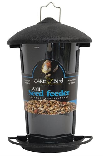Foderautomat Væghængt Seed Feeder - Crackle Black