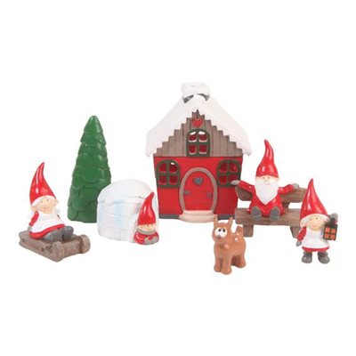 Lille Julemand julelandskab med 7 dele, H 9cm 7/colorboks ⎮ 5706207519493 ⎮ DG_005585