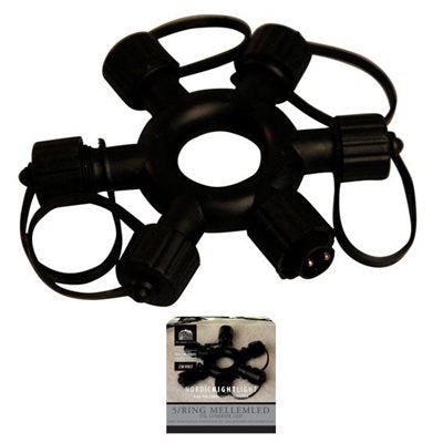 Fordelerring, H 2cm, B 13cm, udendørs brug, Sort, 1/colorboks ⎮ 5713582864148 ⎮ DG_003923