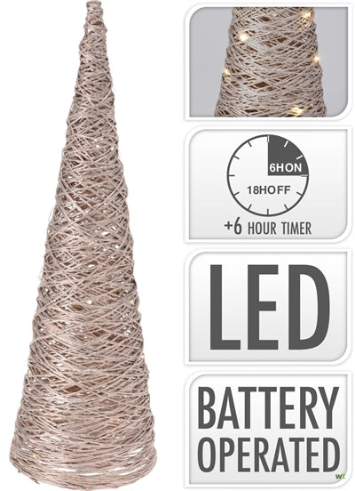 Juletræ Mat Guld 40 cm  ⎮ 8719987630064 ⎮ HC_000468