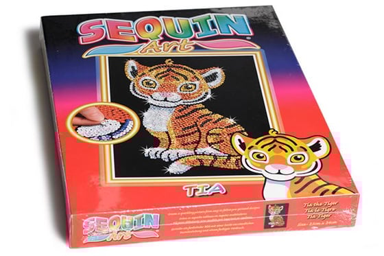 Sequin Art Tia Tiger 25x34cm ⎮ 5013634014133 ⎮ VE_777179