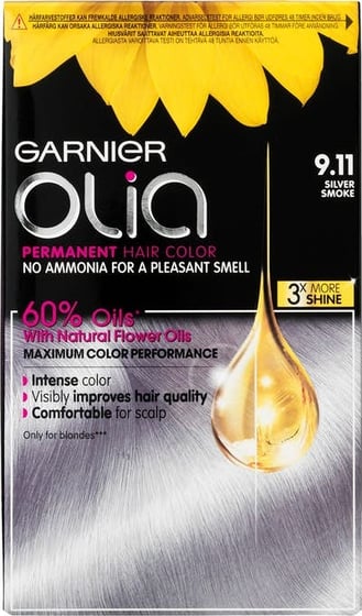 Garnier Olia 9.11 Silver Smoke    ⎮ 3600542203647 ⎮ GP_016083