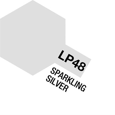 Tamiya Lacquer Paint LP-48 Sparkling Silver ⎮ 45207198 ⎮ VE_543848
