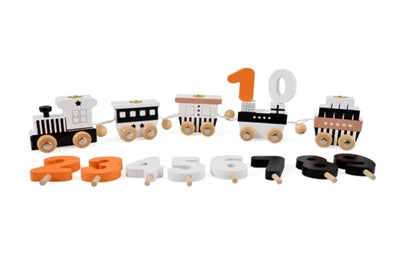 Magni Fødselsdagstog 'Sort og hvid', 4 vogne ⎮ 5707594297193 ⎮ MG_000202