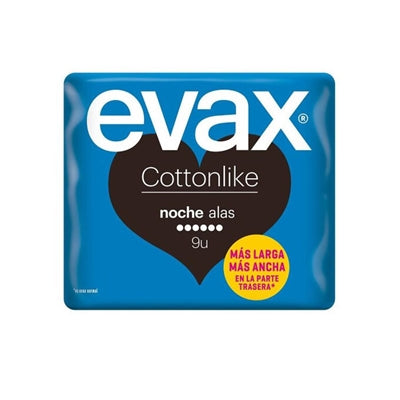 Evax sanitary 9' Cottonlike normal with wings night ⎮ 8001090050892 ⎮ GP_026978