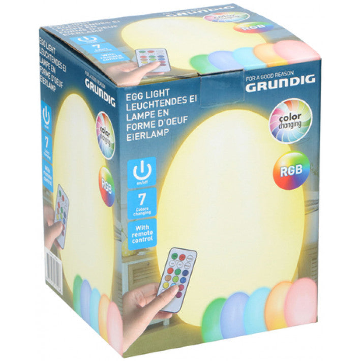 Grundig - Eierlicht mit Fernbedienung, 7 LED-Lichter