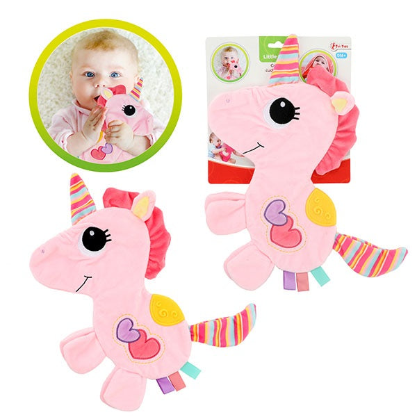 Toitoys - Stoff Einhorn mit Rüschen 30x20cm