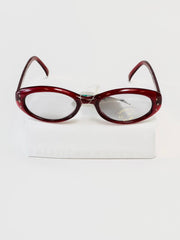 Kindersonnenbrille UV - Rot mit Diamantperlen