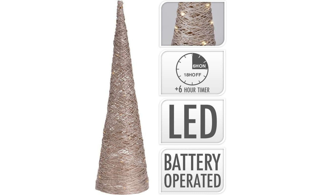 Weihnachtsbaum Mattgold 60 cm