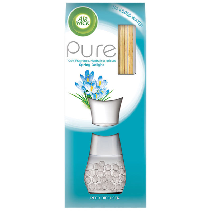 Airwick Reed Diffuser 25 ml Duftdiffusor mit Stäbchen – Frühlingsfreude