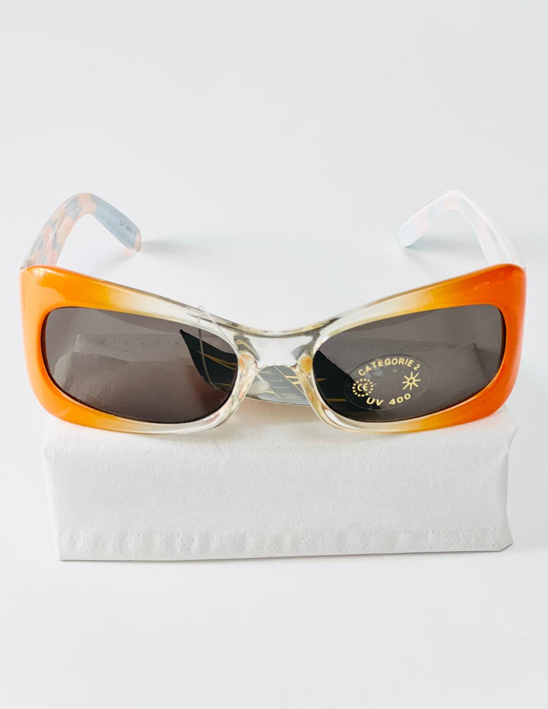 Kindersonnenbrille UV - Orange mit Farben