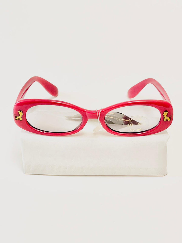 Kindersonnenbrille UV - rosa mit Tieren