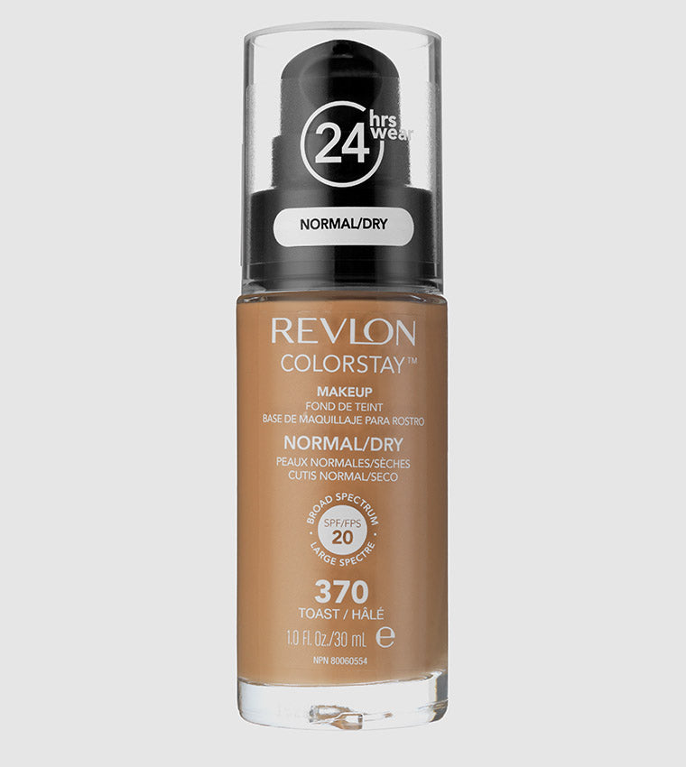 Revlon ColorStay Foundation 370 Toast – Normal/Dry – 30 ml