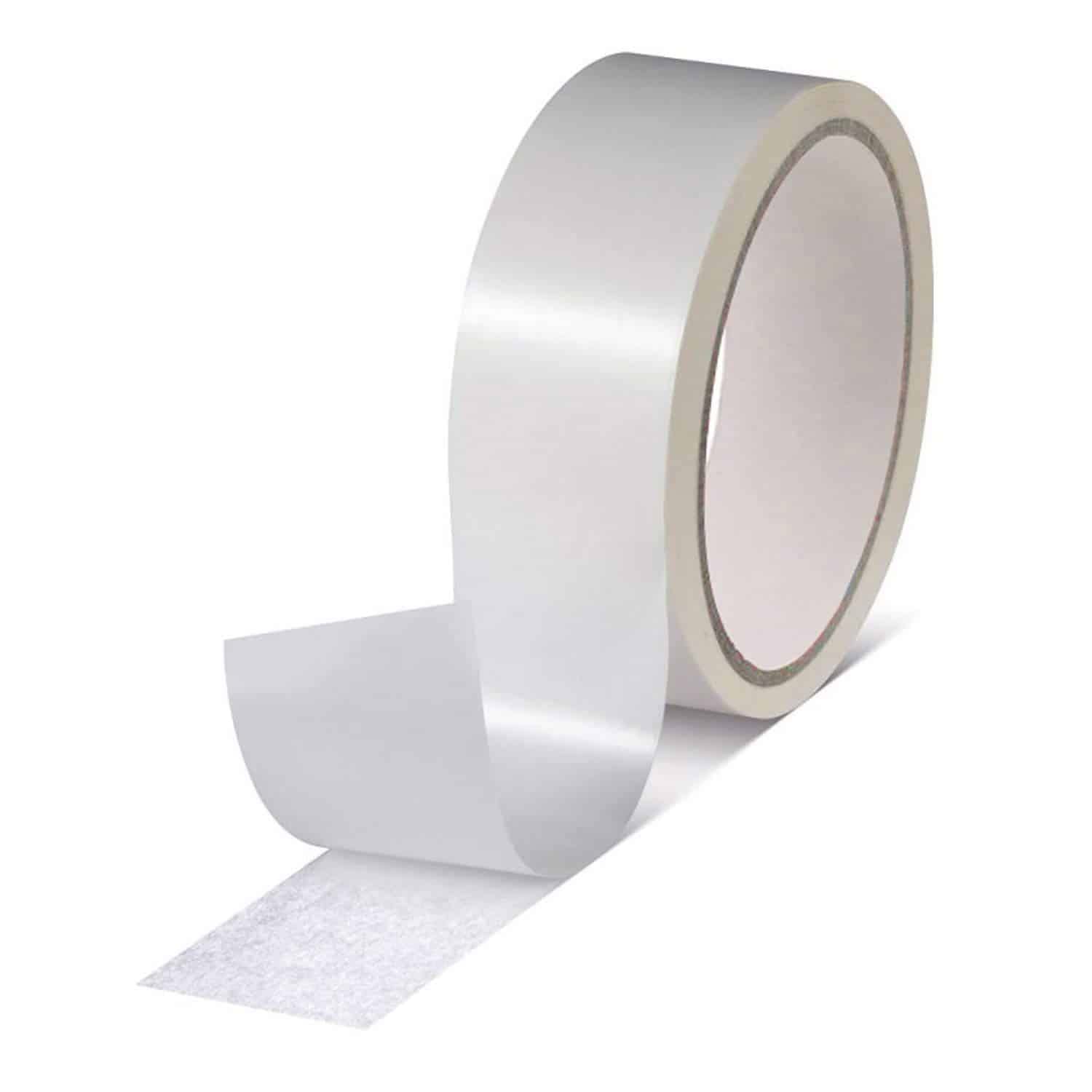 Gennemsigtig dobbeltklæbende tape (4,8 cm x 10 meter)