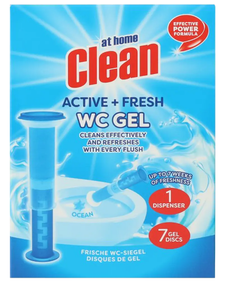 Active+fresh WC gel patroner (7 patroner + 1 dispenser). Ocean