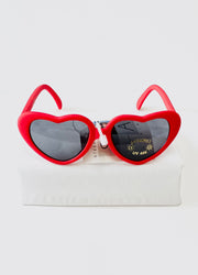 Kindersonnenbrille UV - Rot herzförmig für die Kleinen