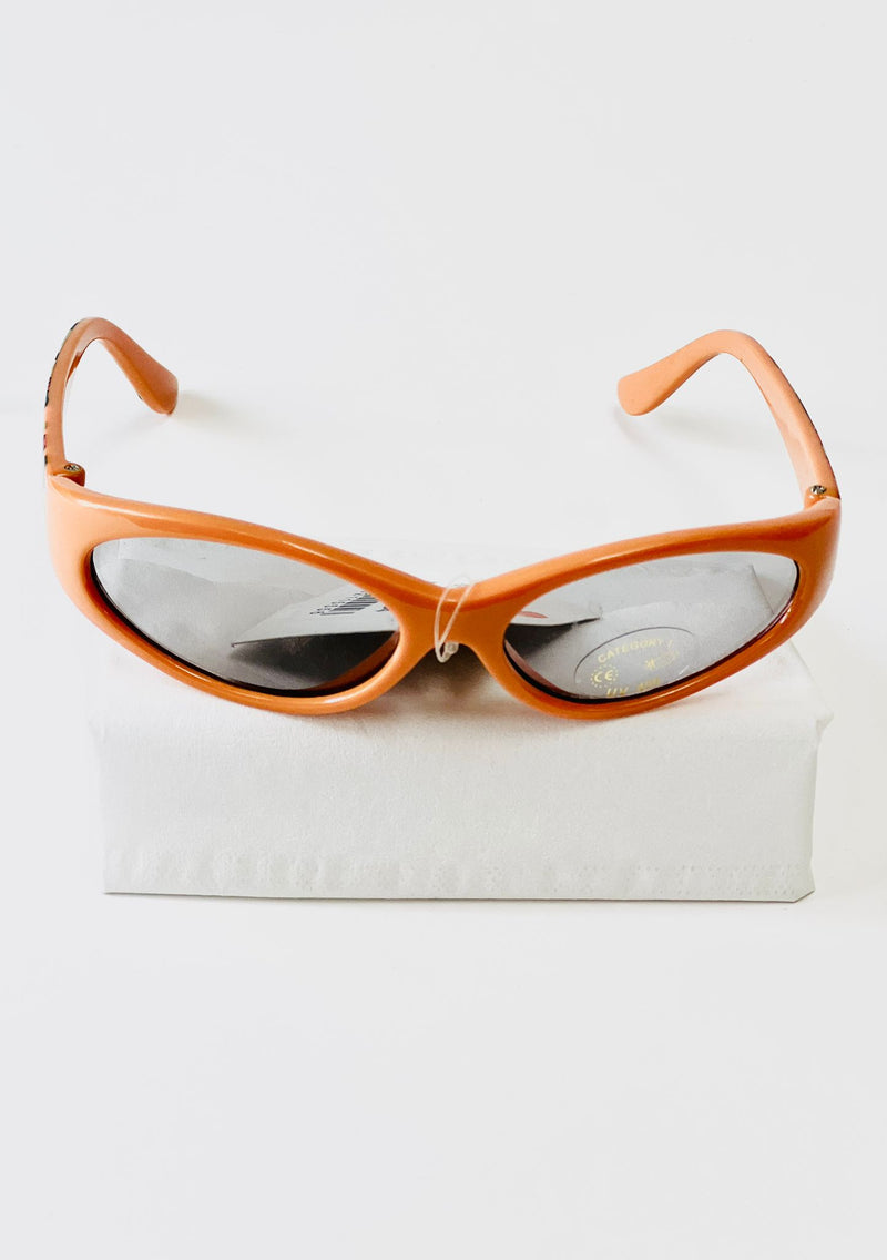 Kindersonnenbrille UV - Orange mit Marienkäfer