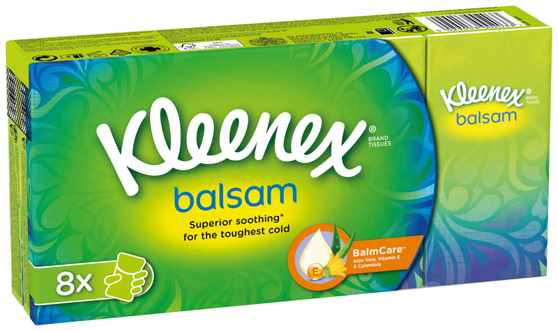Kleenex Balsam 8er-Pack Taschentücher