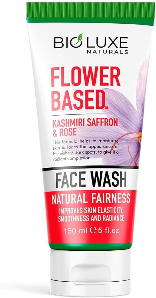 BioLuxe Facewash Kashmiri Saffron & roser 150ml