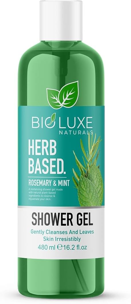 BioLuxe Rosemary & mint Showergel 480ml