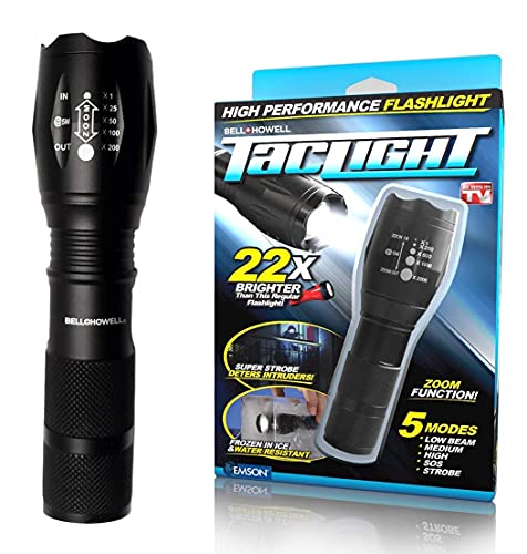 TacLight - LED-Taschenlampe 22x Zoom