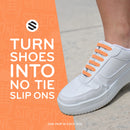 Snørefri Elastiske Snørebånd Silikone - Bind aldrig snørebånd igen!