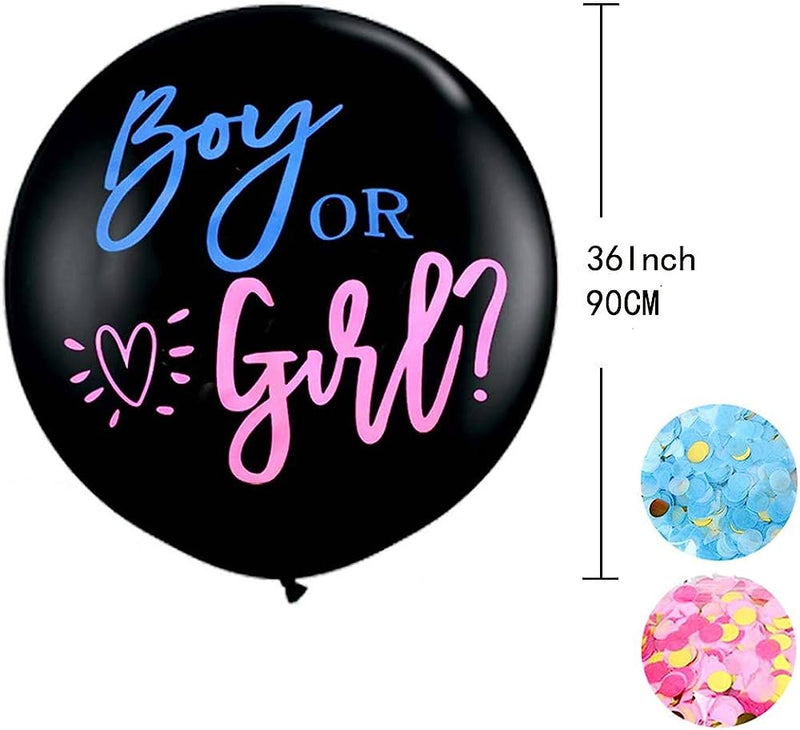 ColorParty – 90 cm großer Überraschungsballon für Jungen oder Mädchen (bauen Sie Ihren eigenen Bausatz)