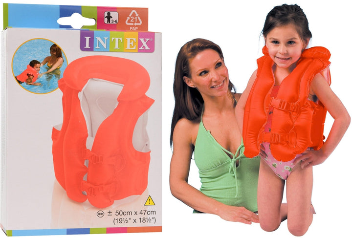 Intex - aufblasbare Rettungsweste, Intex Deluxe 3-6 Jahre