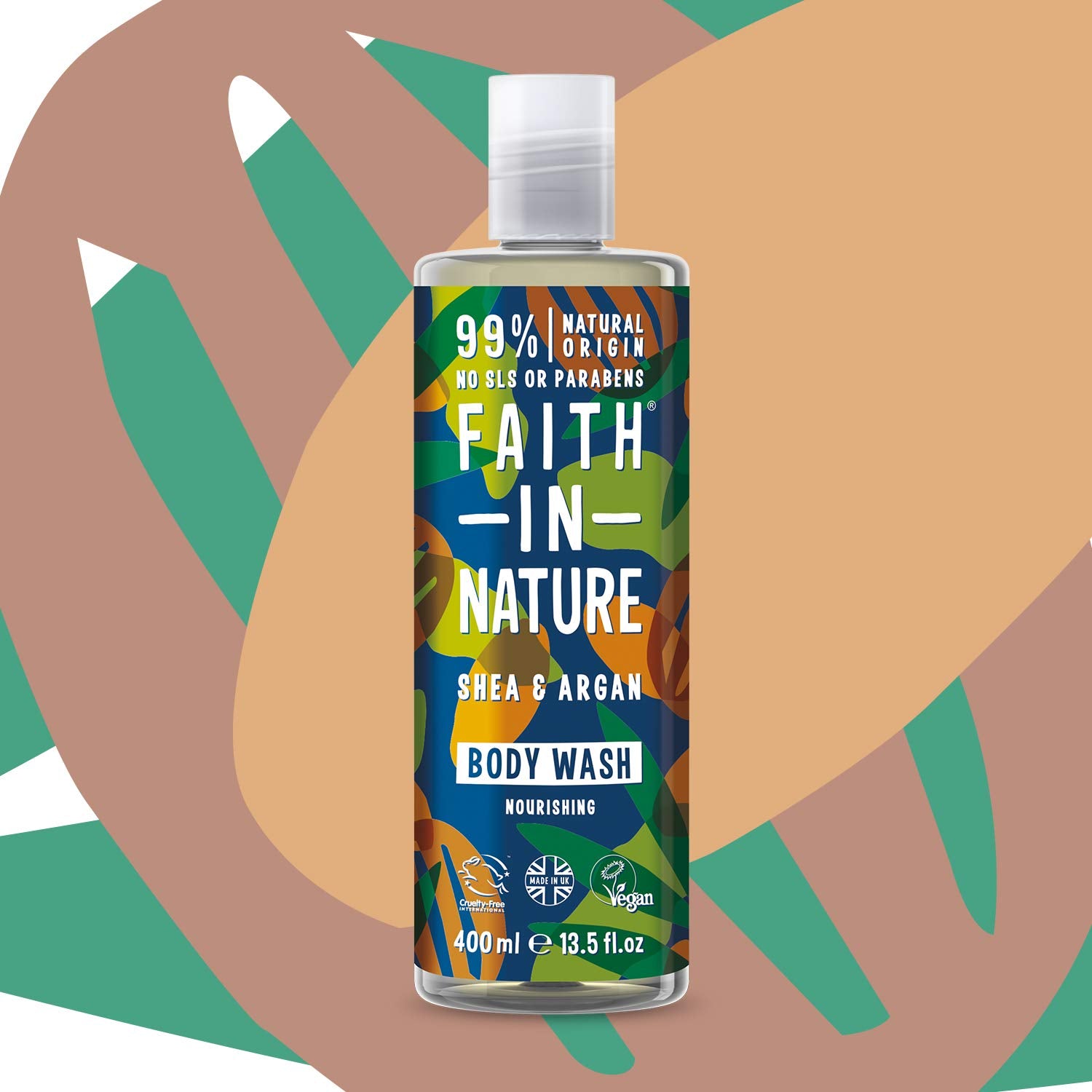 Faith In Nature Shea & Argan Body Wash 400 ml