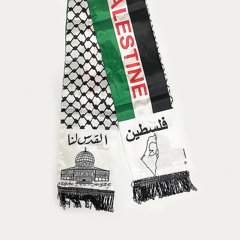 Palästina-Flaggenschal 14 x 130 cm 