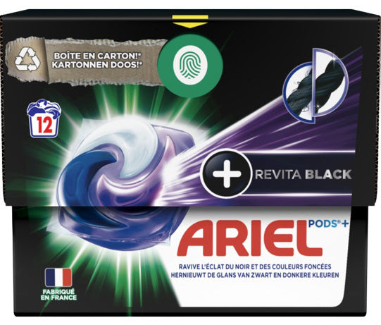 Ariel Pods+ Revita Black kapsler 255,6g