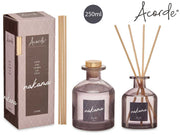 Acorde – 250 ml Duftflüssigkeitsglas mit Duftstäbchen, Geschenkbox