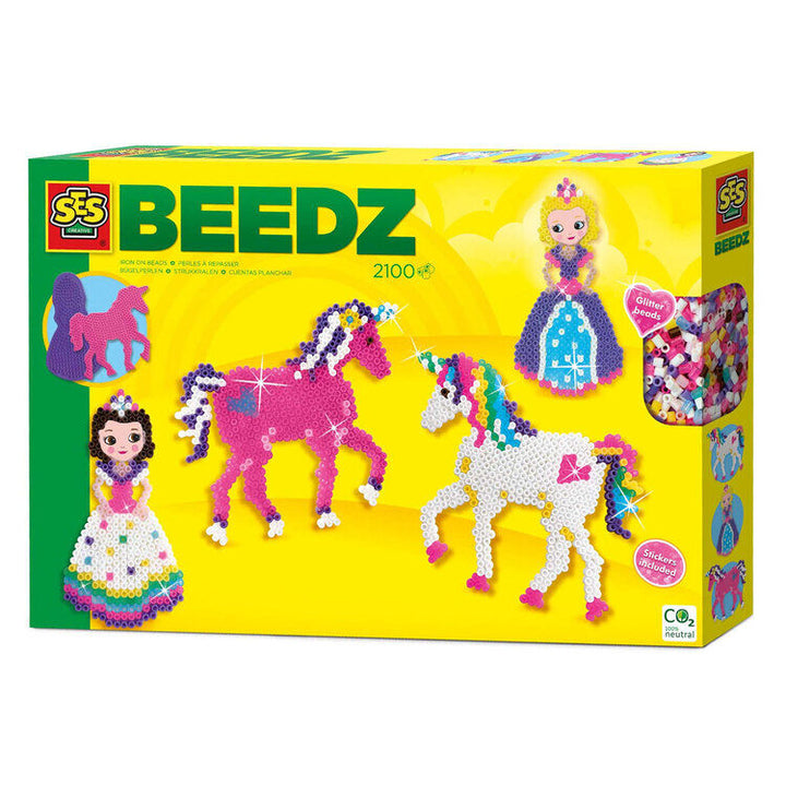 BEEDZ Strygeperlesæt, Enhjørninge og Prinsesser