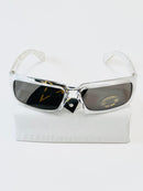 Kindersonnenbrille UV – Klarer Rahmen mit Tieren an der Seite