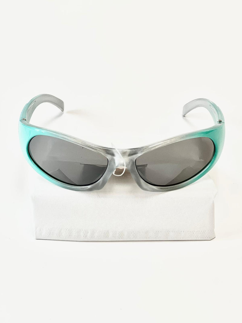 Kindersonnenbrille UV - Türkis und klar
