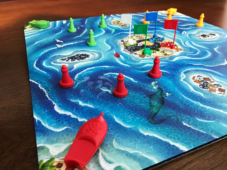 Bermuda Pirates Magnetisches Brettspiel (siehe Video)