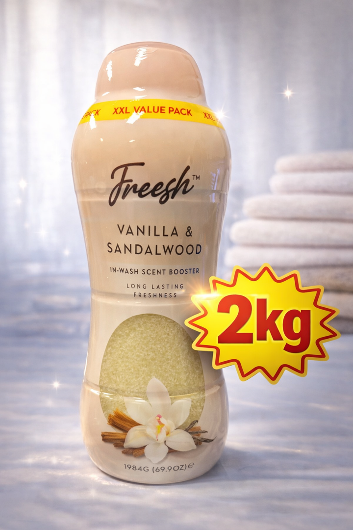 Freesh skyllemiddel Krystaller 1984g - Vanilla & sandalwood