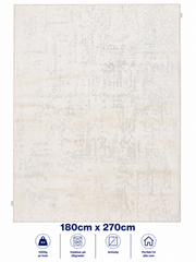 Stilrent tæppe 180x270 cm - Nordic Pearl Cream