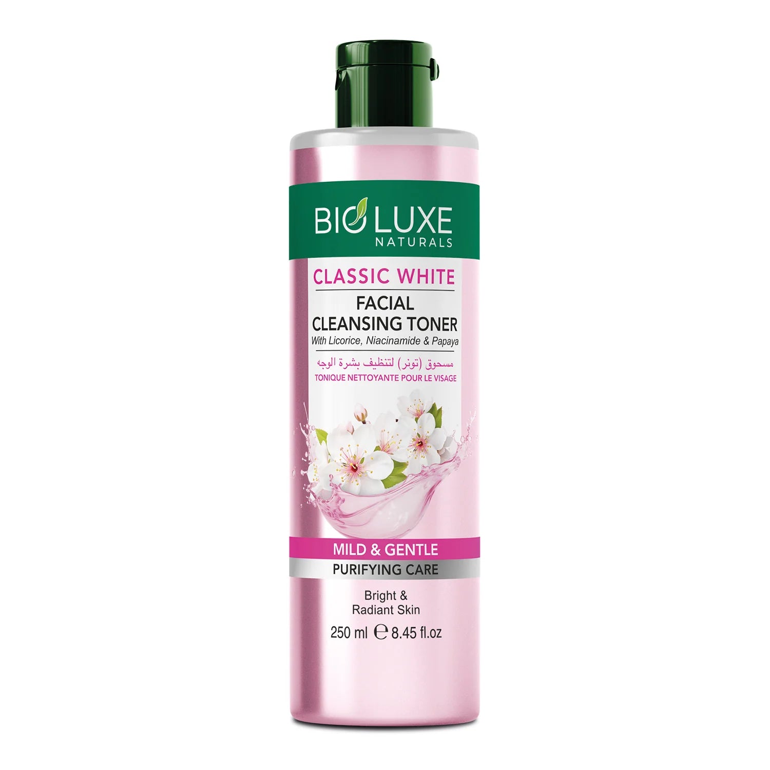 BioLuxe Ansigts renser Toner (250ml) – Mild & Skånsom Rensepleje